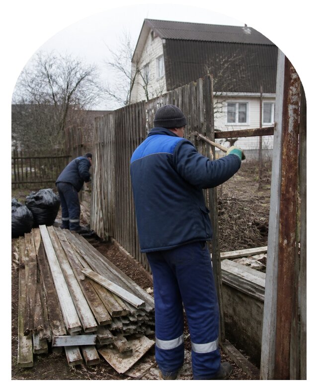 Демонтаж забора в Богородицке по цене от 4809 р. | Метпроект-Бгд